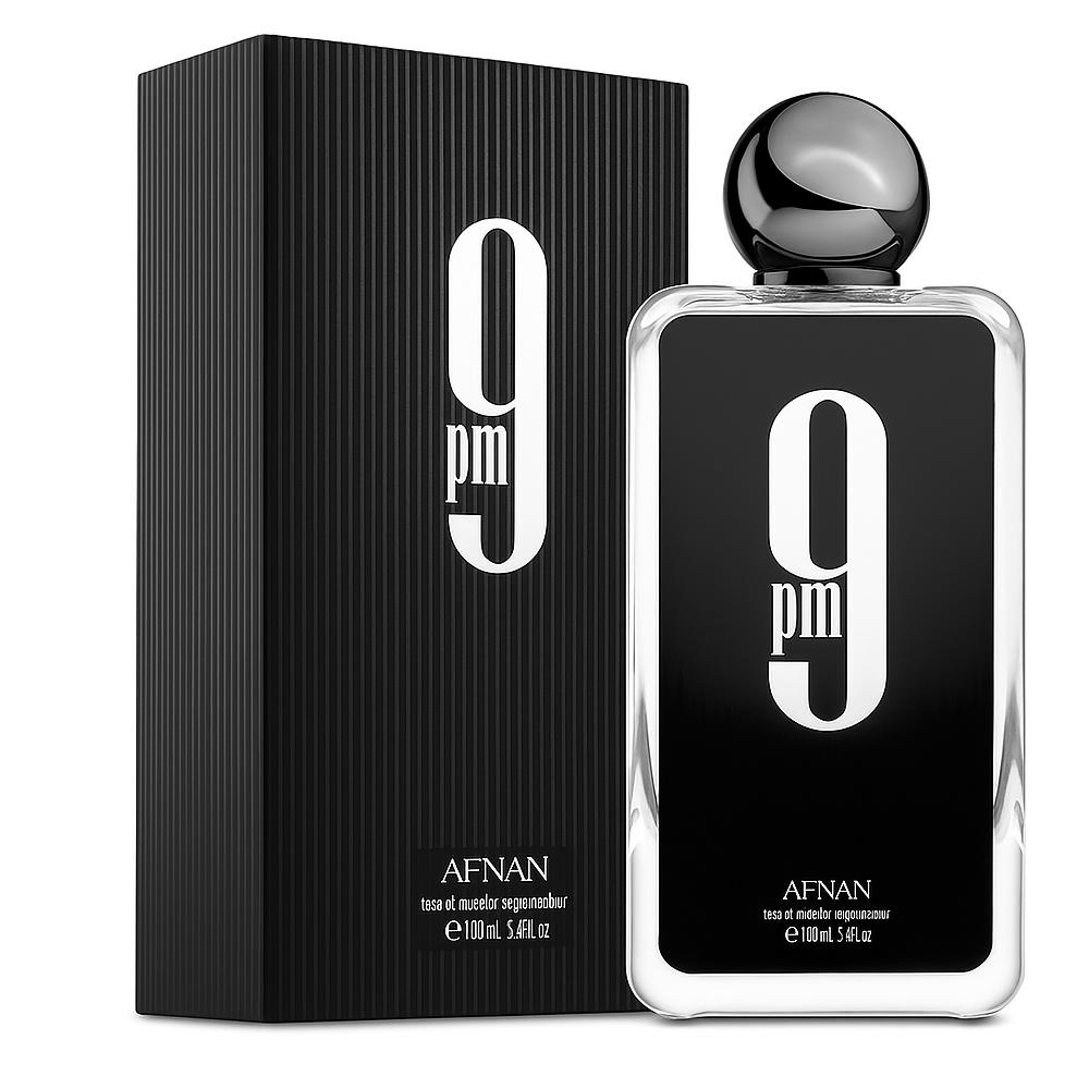 Afnan 9 PM Eau de Parfum for Men 3.4 oz / 100ml – Long Lasting Luxury Fragrance