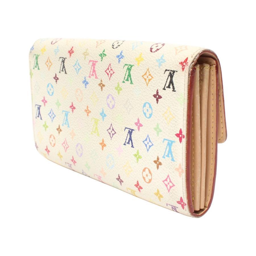 Auth Louis Vuitton Portefeuille Sarah NM Long Wallet Monogram Multicolore M93532