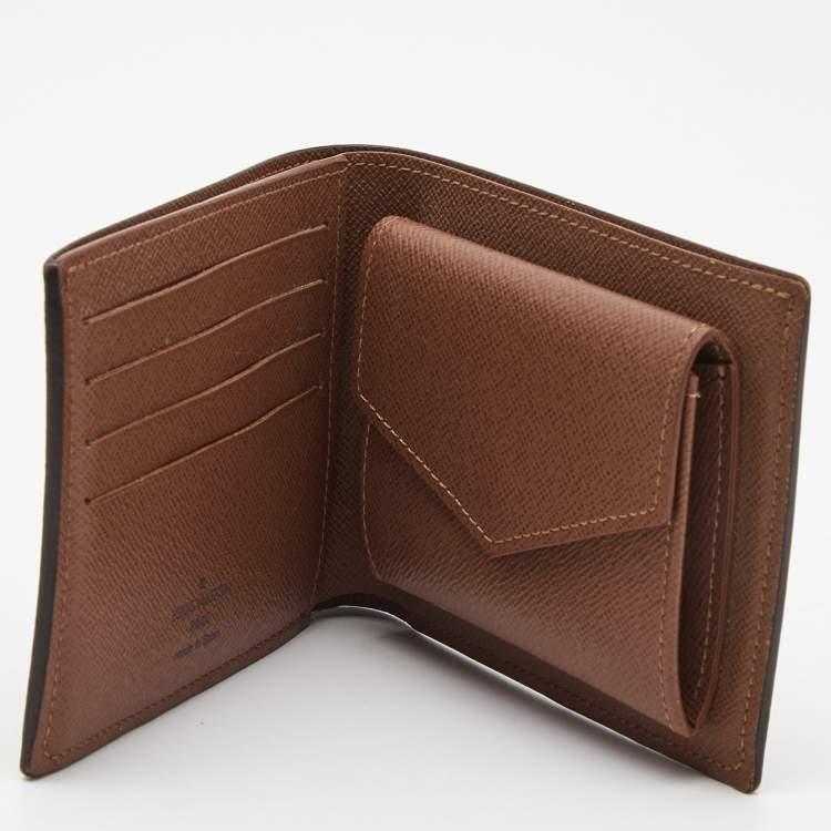 Louis Vuitton Monogram Marco M61675 Bi-Fold Wallet Brown Vintage