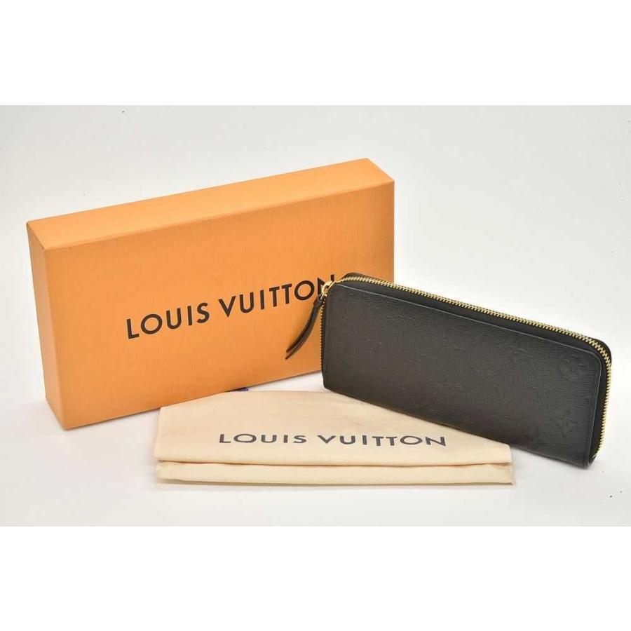 Louis Vuitton Portefeuille Clemence Zip Around Wallet Monogram Empreinte Bicolor
