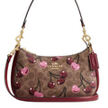 WT Coach Teri Shoulder Bag in Signature Canvas with Cherry Print Ta