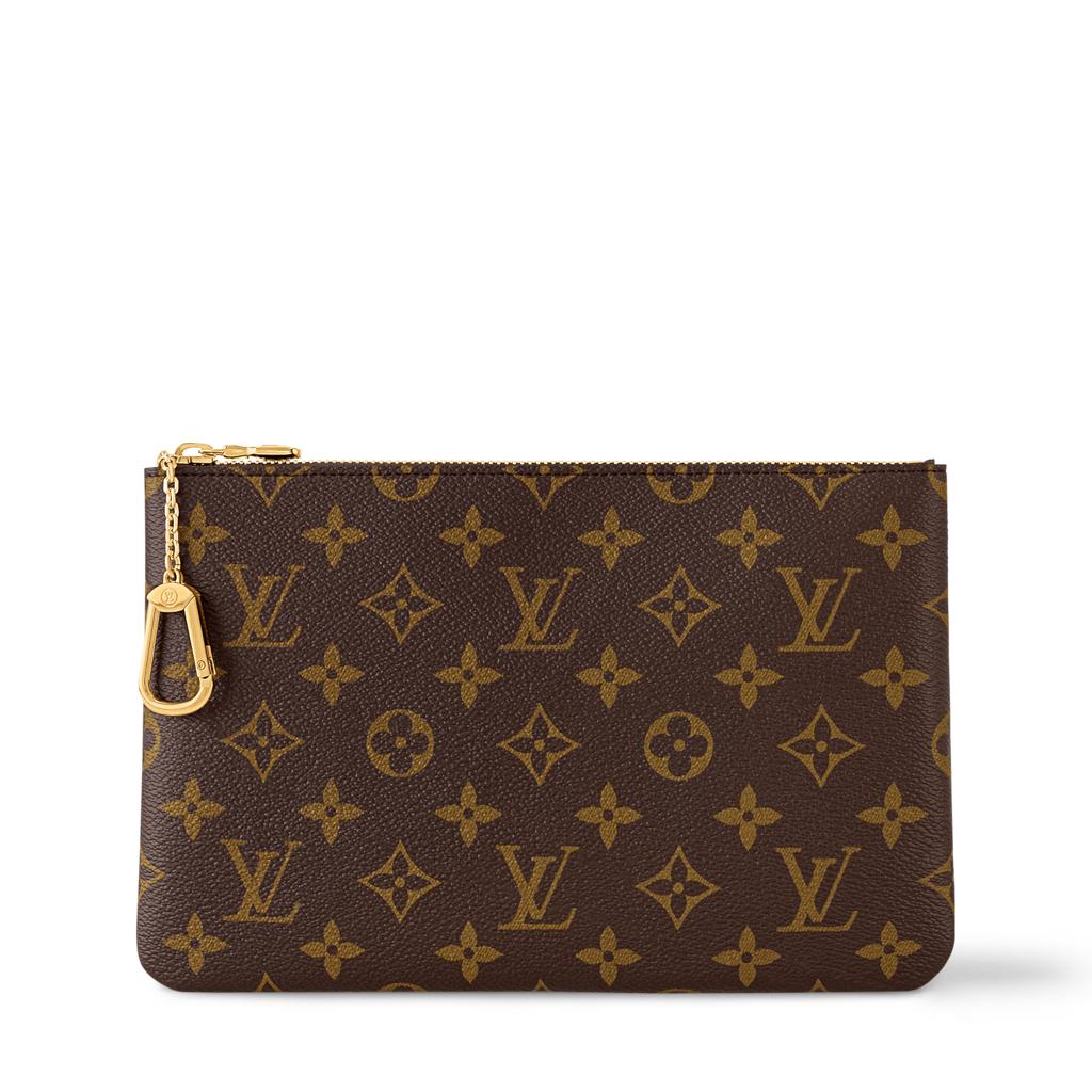 Louis Vuitton Key Pouch M62650 Monogram Canvas Coin Card Holder with Key Ring