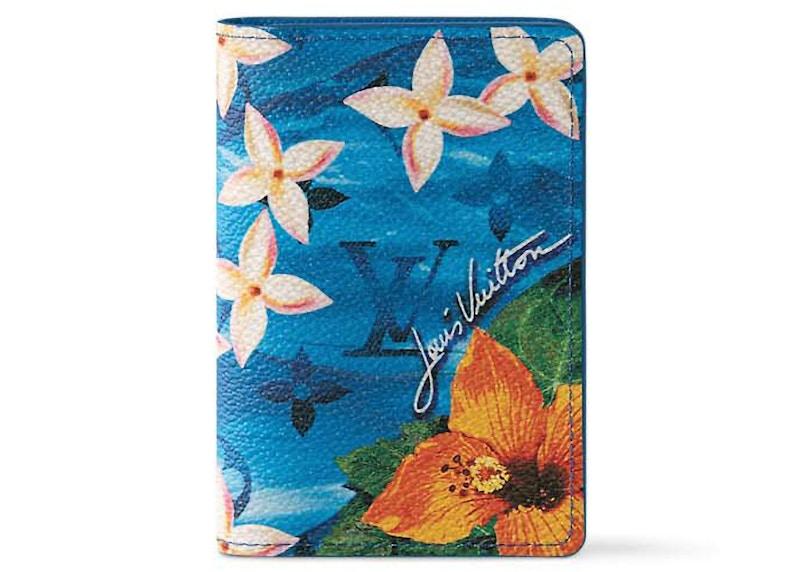 Louis Vuitton Monogram Surfin’ Blue Pocket Organizer Bifold Wallet