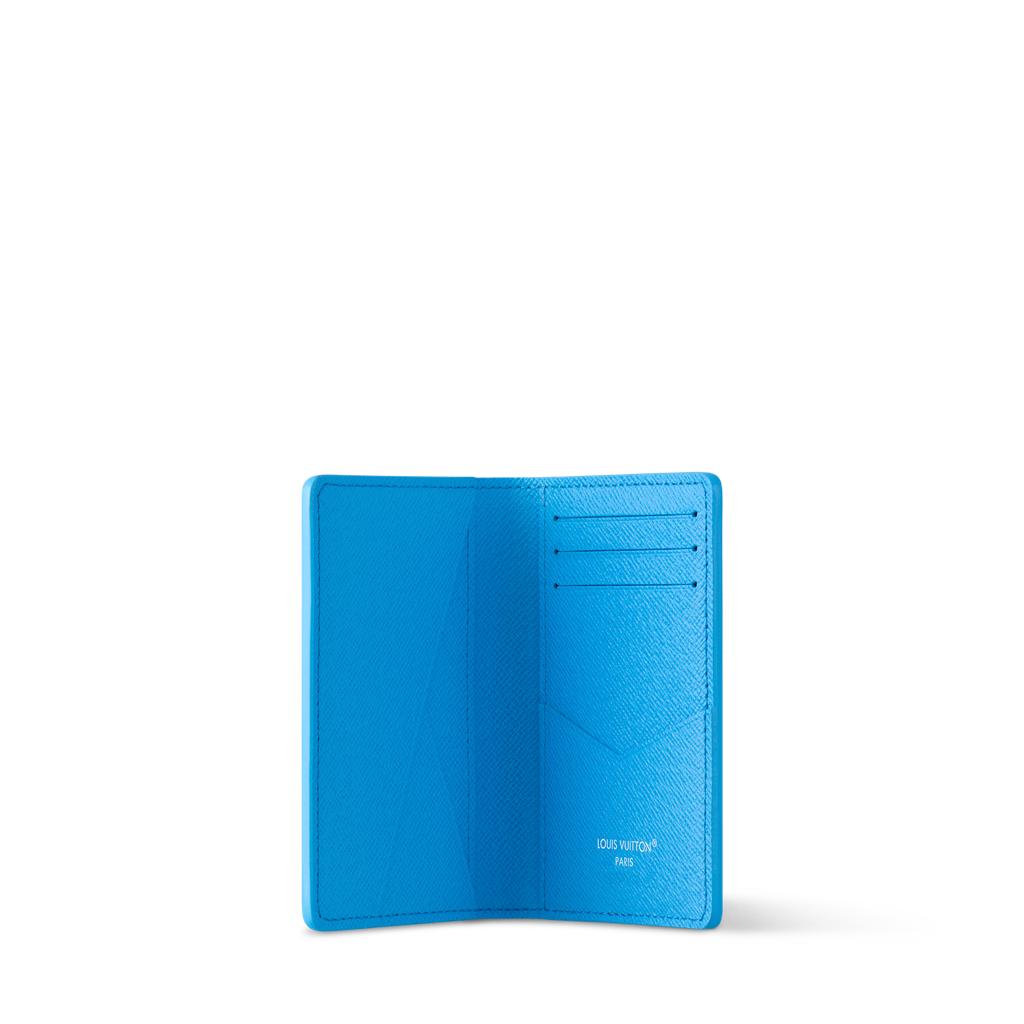Louis Vuitton Monogram Surfin’ Blue Pocket Organizer Bifold Wallet