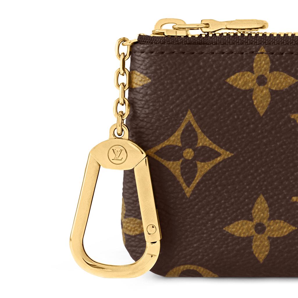 Louis Vuitton Key Pouch M62650 Monogram Canvas Coin Card Holder with Key Ring