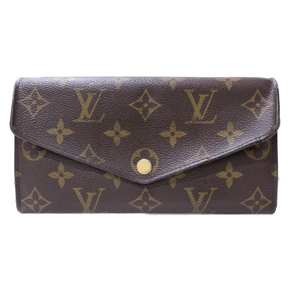 Authentic LOUIS VUITTON Monogram Portefeuille Sarah Long Wallet F#46691