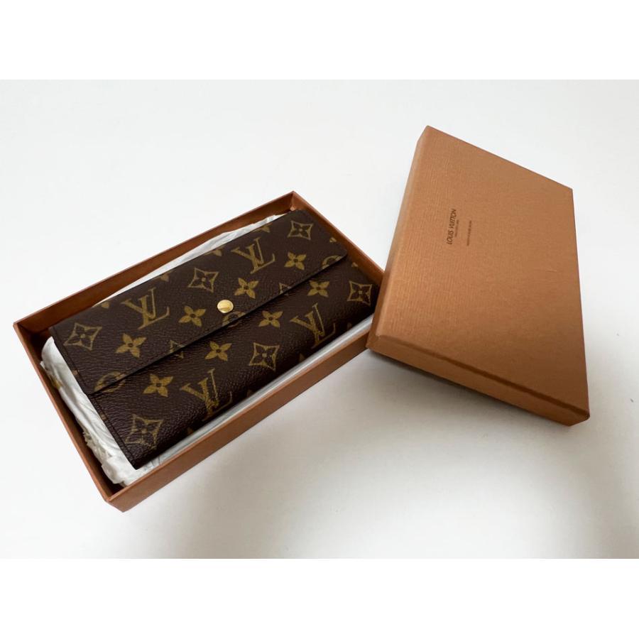 Authentic LOUIS VUITTON Monogram Portefeuille Sarah Long Wallet F#46691