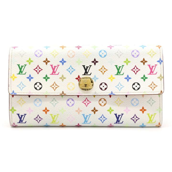 Auth Louis Vuitton Portefeuille Sarah NM Long Wallet Monogram Multicolore M93532